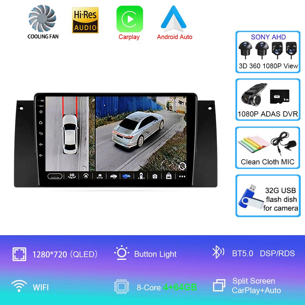 Android Autoradio 14 For BMW X5 E39 E53 1999 - 2006  Multimedia Video Player Stereo Navigation GPS No 2din 2 Din Dvd