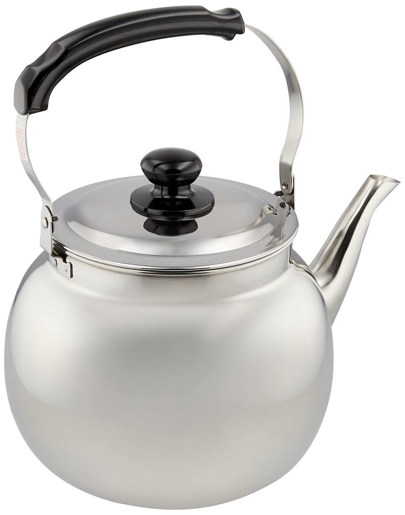 Bestco Großer Edelstahl-Wasserkocher, 6L, Induktionsgeeignet, ND-5376