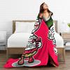 Buldak Ramen Chicken Flannel Blanket Autumn  Super Warm Throw Blanket for Kids Living Room Pattern Bedspread Sofa Bed Cover