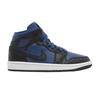Women's Sneakers Nike Jordan 1 Mid Split French Blue (Women's) Black/French Blue-White