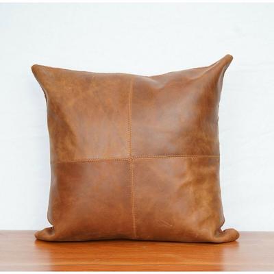 Funda de cojín Euro | Funda de almohada Euro | Funda de cojín de piel de vaca genuina 60*60cm.