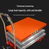 Mobile Hydraulic Lift Cart - Electric Flatbed & Manual Trolley