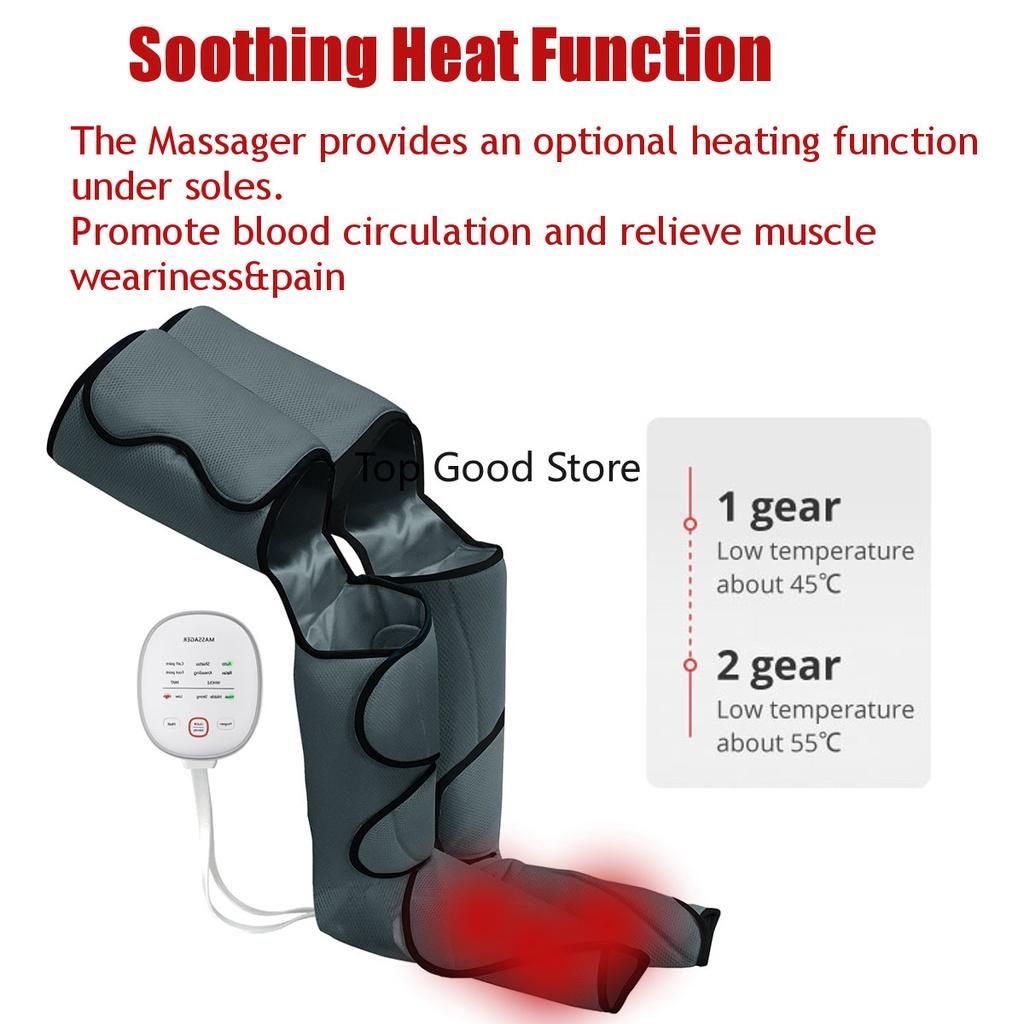 Vibration Infrared Therapy Arm Waist Pneumatic Air Wraps Promote Blood Relax Pain Relief Air Compression Leg Foot Massager