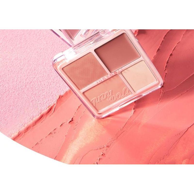 Judydoll - Paleta 4 tvářenek a rozjasňovačů (1-3)