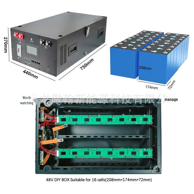JK BMS Stackable 51.2V 280/314Ah LFP Battery Box