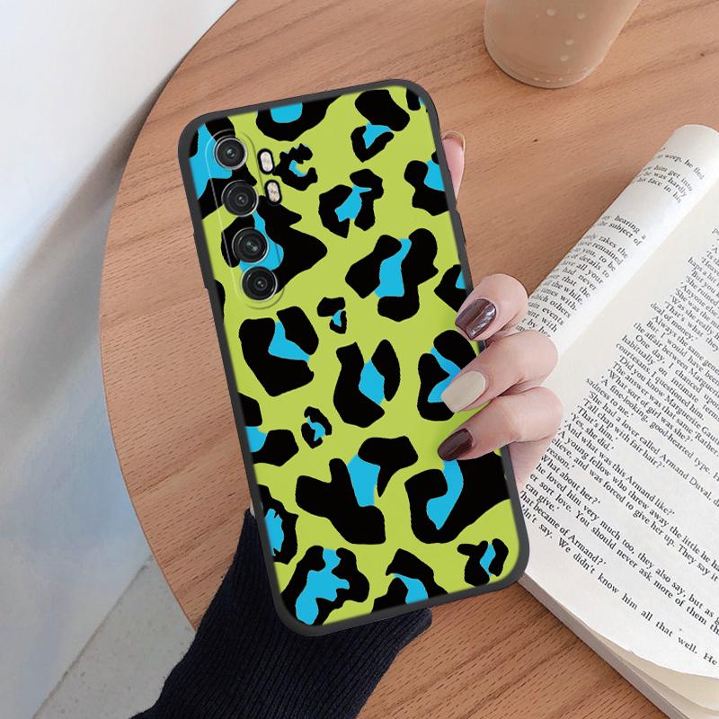 Cover For Xiaomi Note 10 Lite Phone Case Fashion Vintage Leopard Painted Shell Soft Silicone Funda For Xiaomi Note10 Lite Capa
