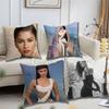 ZZendayya Pillow Cases Organic Linen Pillow Case DoubleSided Print Cushion Cover for Sofa Home Decor Gift
