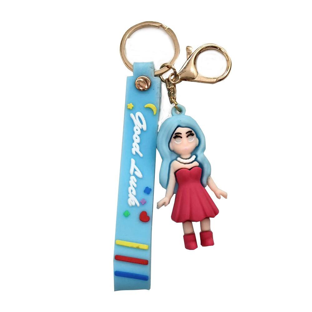 RSINC Мультяшные персонажи для девочек и мальчиков Милая силиконовая брелок-кукла | P B0DVZHF2HS