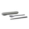 Zojirushi Cutlery Set for All Parts Are Dishwasher Set Including and Suitable for Lunch Soup Cloud Gray [Designed Comfort] Safe. 3-piece Spoon,