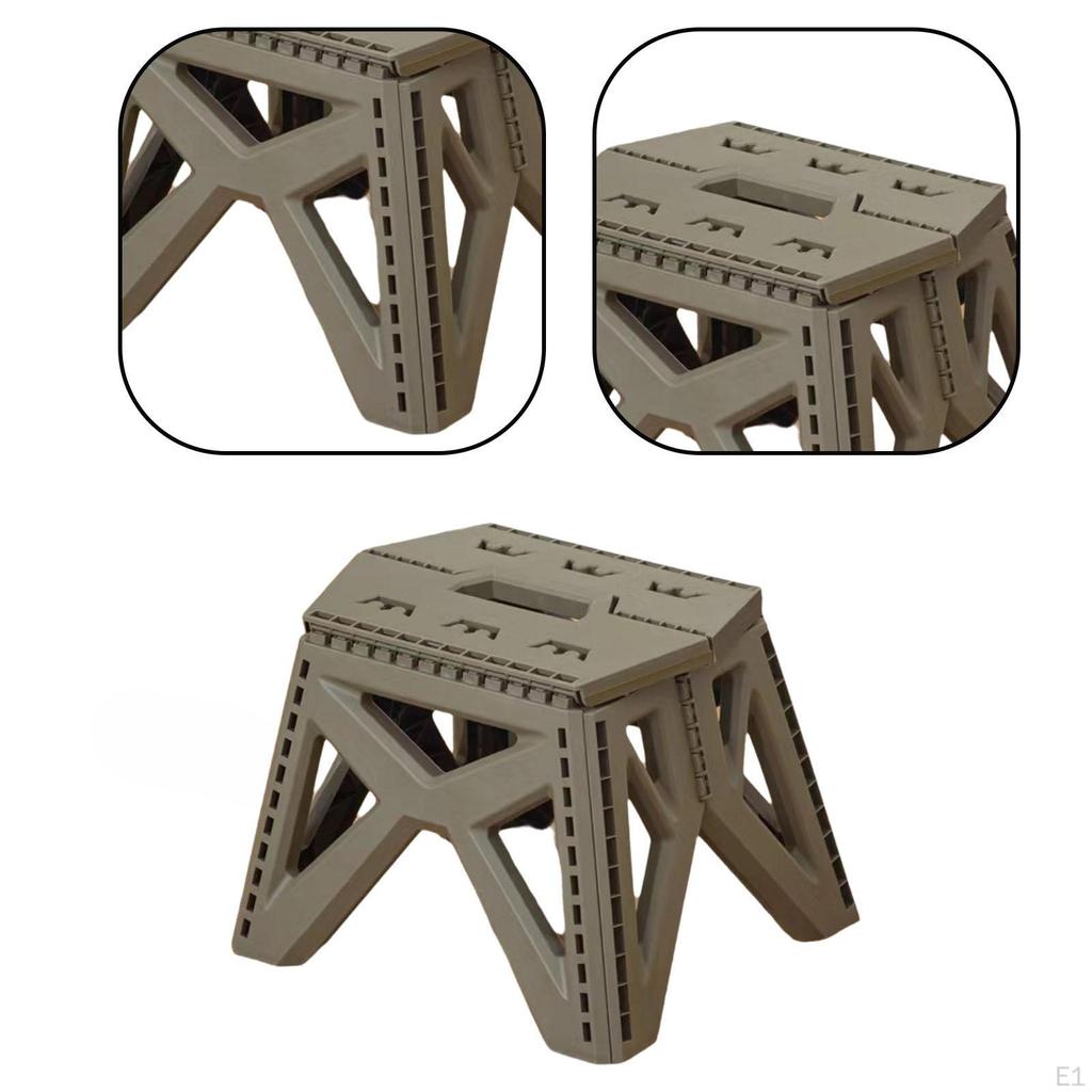 Camping Stool Chair Foot Rest Footstool Portable Folding Fishing for Backpacking