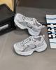 Platform Dad Shoes Women's 2025 Autumn New Mesh Breathable Women's Shoes Casual Versatile Running Shoes Ultra-light Sports Shoes