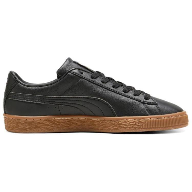 New Puma Basket Black Gold Gum 374923-30