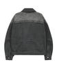Standarderror 87-Stan117 [Basic] Vintage Washed Racer Denim Jacket Vintage Black