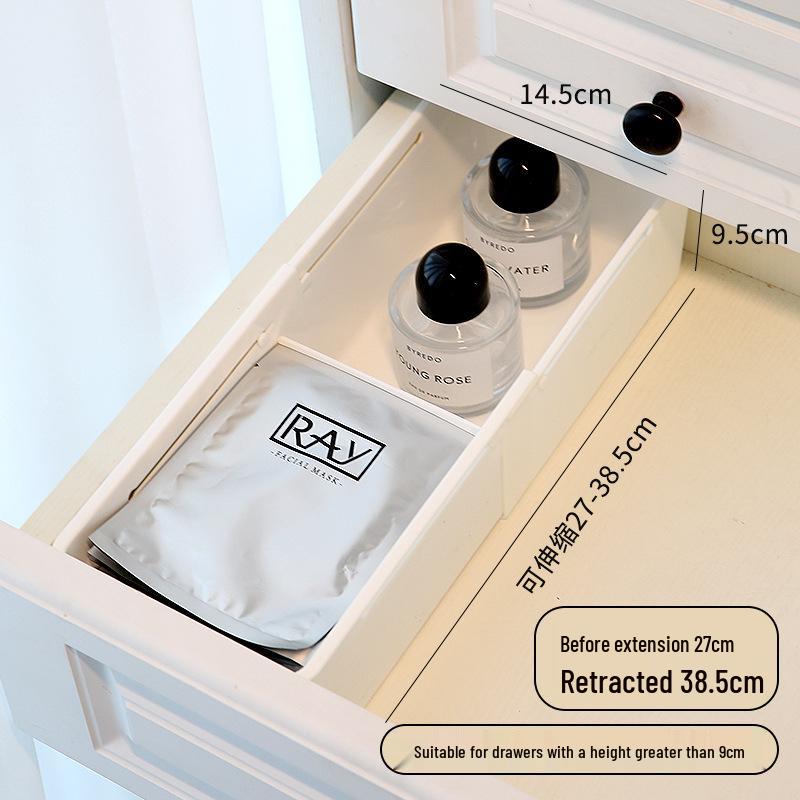 Retractable Desktop Snack & Sundry Organizer - Right Angle Kitchen Storage Drawer Box