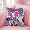 Helluva Boss Anime Cool Cute Hb Cushion Cover Comfortable Reversible Pillow Cover Ideal For Car Sofa Bedroom & Beyond