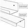 Wall Mounted Shelves Clear Acrylic Wall-Mounted Storage Shelves For Wall Wall Storage Shelves Decorative Collectibles Display