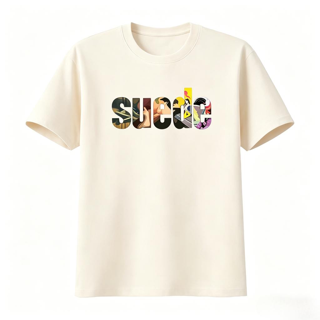 Suede Rock Band Brit Pop Brett Anderson 90s Indie Guitar T Shirt Vintage Streetwear Breathable Unisex Women 2026 Summer T Shirt