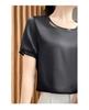 Women's Heavyweight Short Sleeve Crew Neck Mesh Base Layer T-Shirt in White