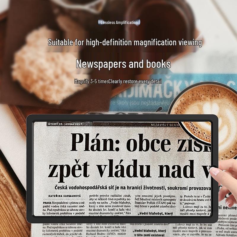Detachable Horizontal & Vertical Large Screen Magnifier for Mobile Phones and Tablets