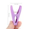 30 Pcs Clothes Pegs Pins With A Basket Colored Plastic Clothespins Durable Windproof Non-slip Laundry Bread Clip Cereal Clip
