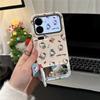 Leather Texture Cat Design Case for Apple iPhone 17 Pro Max/16/15/14/13