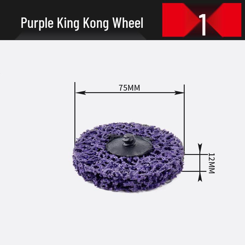 Mansha Rui Black King Kong Grinding Disc for Metal, Rust & Paint Removal, Blue Orchid Purple