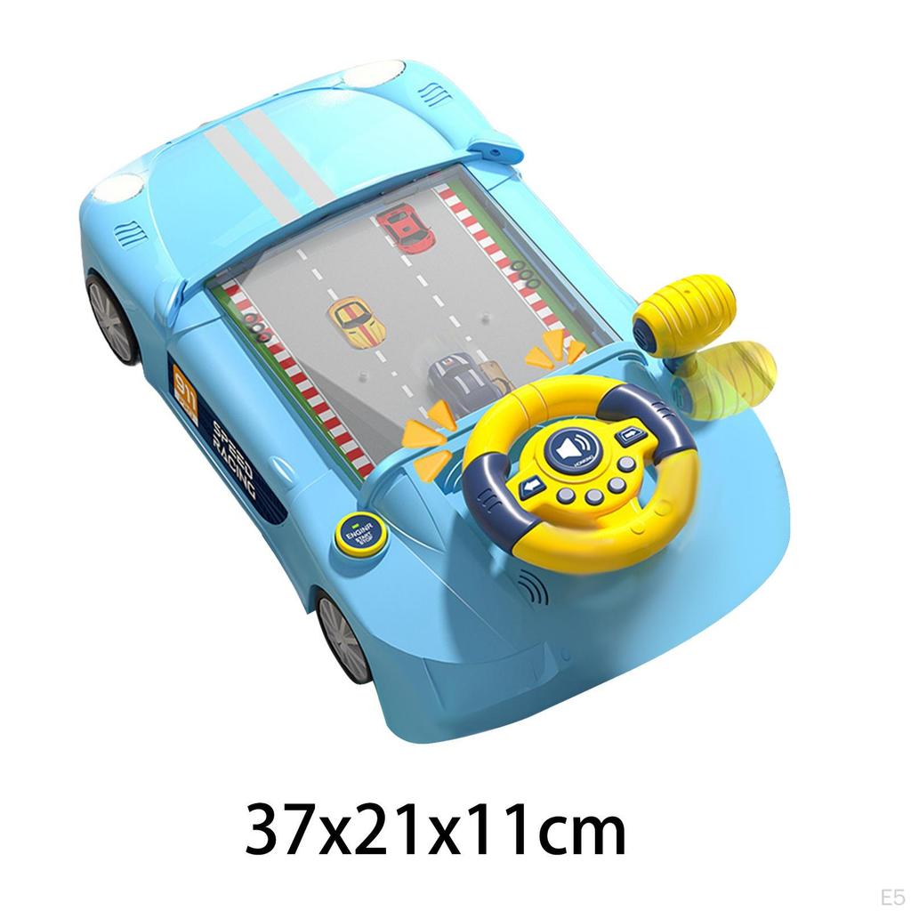 Baby Musical Steering Wheel Toy, Interactive Driving Wheel, Birthday Gift, Educational Learning Car