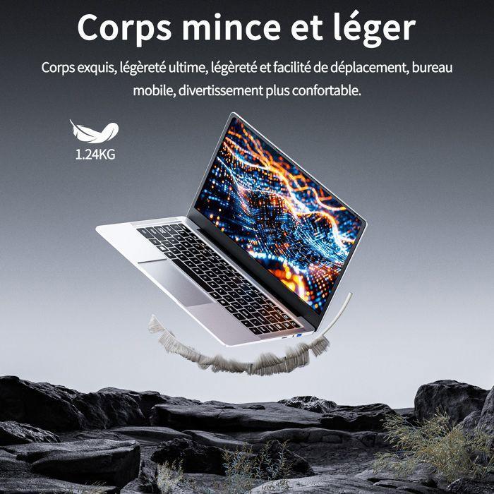 14,1" PC tragbar, Intel Celeron N3710(Bis zu 2,6 GHz),12 GB RAM DDR4 256 GB SSD, Windows 11 PRO, WiFi 5, Laptop