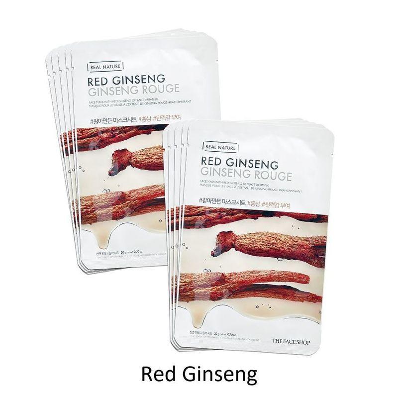 THE FACE SHOP - Real Nature Face Mask Bundle Set - 15 Types