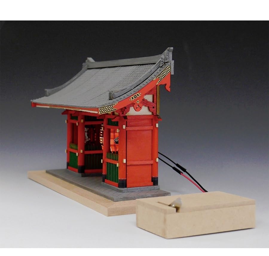 Woody Joe Half Type Kaminarimon Wooden Model Assembly Kit (Building)