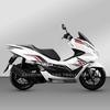 Applicable to Honda's new PCX160 modified whole car decorative version flower latte waterproof sticker to protect personalized decal