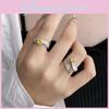 Stylish Irregular Texture Zirconia Stone Ring Open Adjustable Band For Women