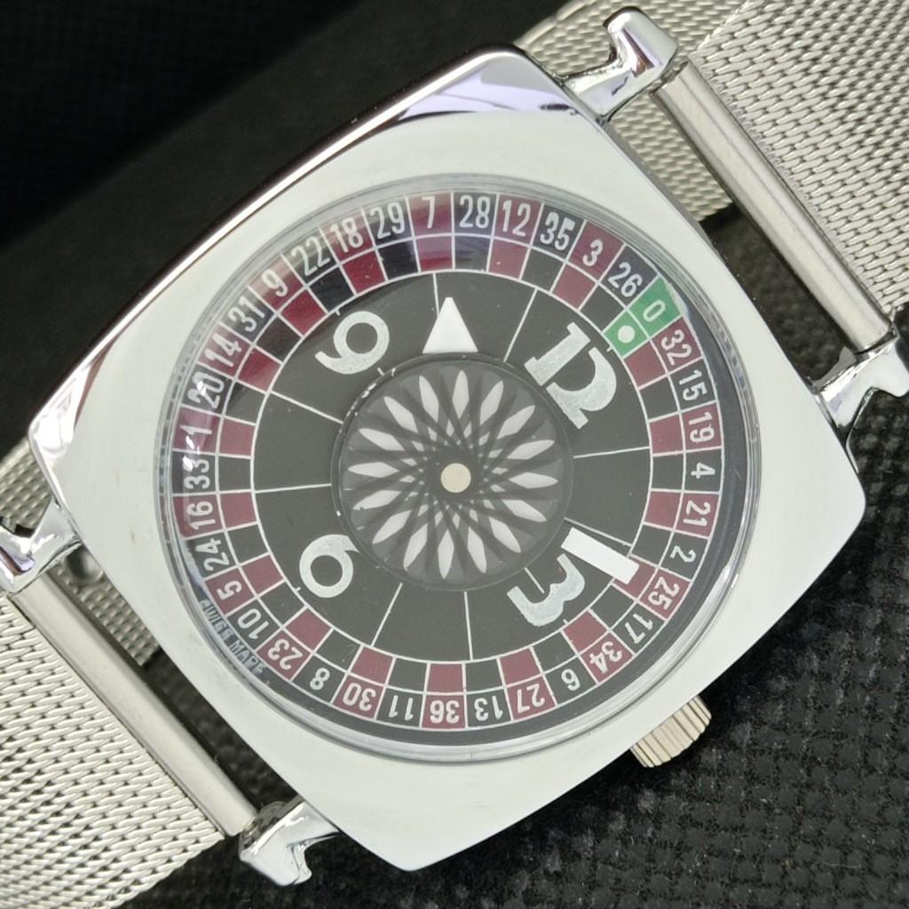 

REFURBISHED ART DECO MECHAINCAL SWISS MENS MYSTERY WATCH a309845-1 B587g-a309845