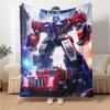 1Pc Transformers Optimus Prime Battle Scene Blanket For Couch Bed Plush Cozy Fuzzy Blanket Super Soft Warm Blankets For Fall And Winter 091879
