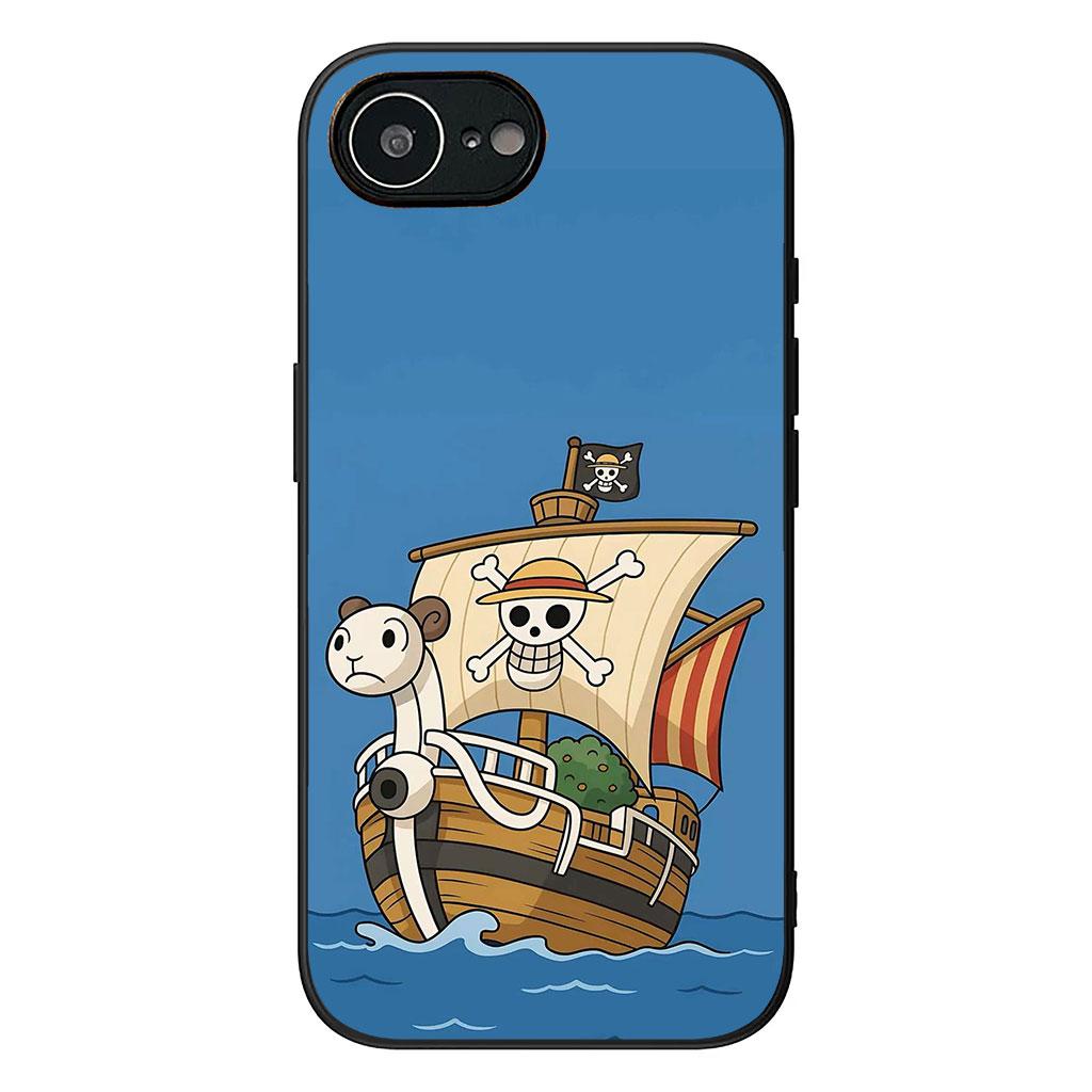 

Cover for Apple iPhone 16 15 14 Plus 13 12 Mini 17 Pro Max + ProMax 16E Air Phone Case Going Merry One Pieces Luffy Ace iPhone 12 Pro Max