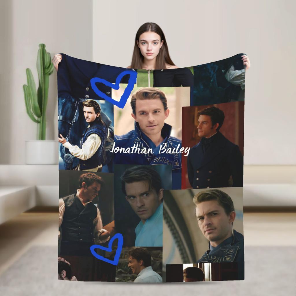 Jonathan Bailey Blanket  Travel Flannel Throw Blanket For Couch Bed Super Soft Design Quality Bedspread Gift Idea