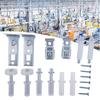 18 Pack Door Repair Hardware Kit with Metal and Nylon Parts for Bifold Closet Doors and For Folding Pocket Doors