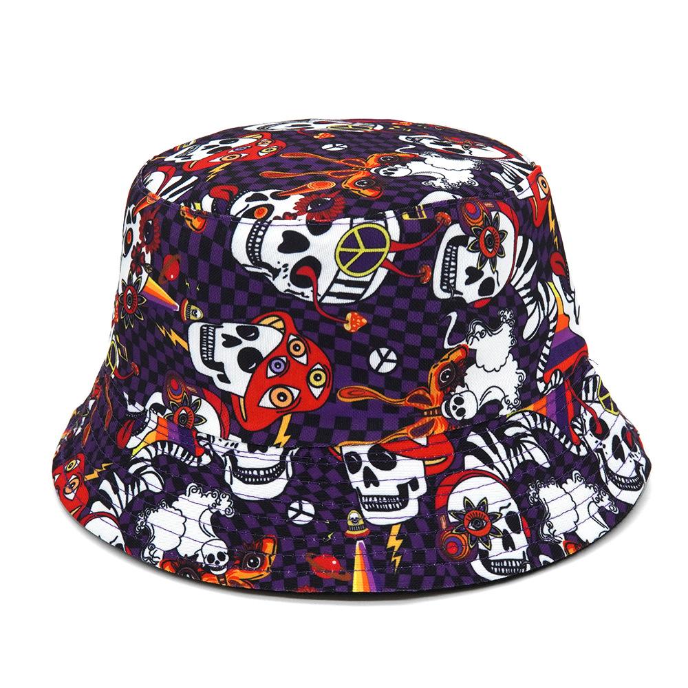 2023 Custom Sublimation Printing Double-Sided Bucket Hat All Over Printing Reversible Bucket Hats