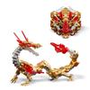 [Year of the Dragon Commemorative Gold Limited Edition Paint] BEASTBOX 52TOYS INFINITYBOX IB-04 CHINESE DRAGON - Golden Dragon Transforming Toy, Cube
