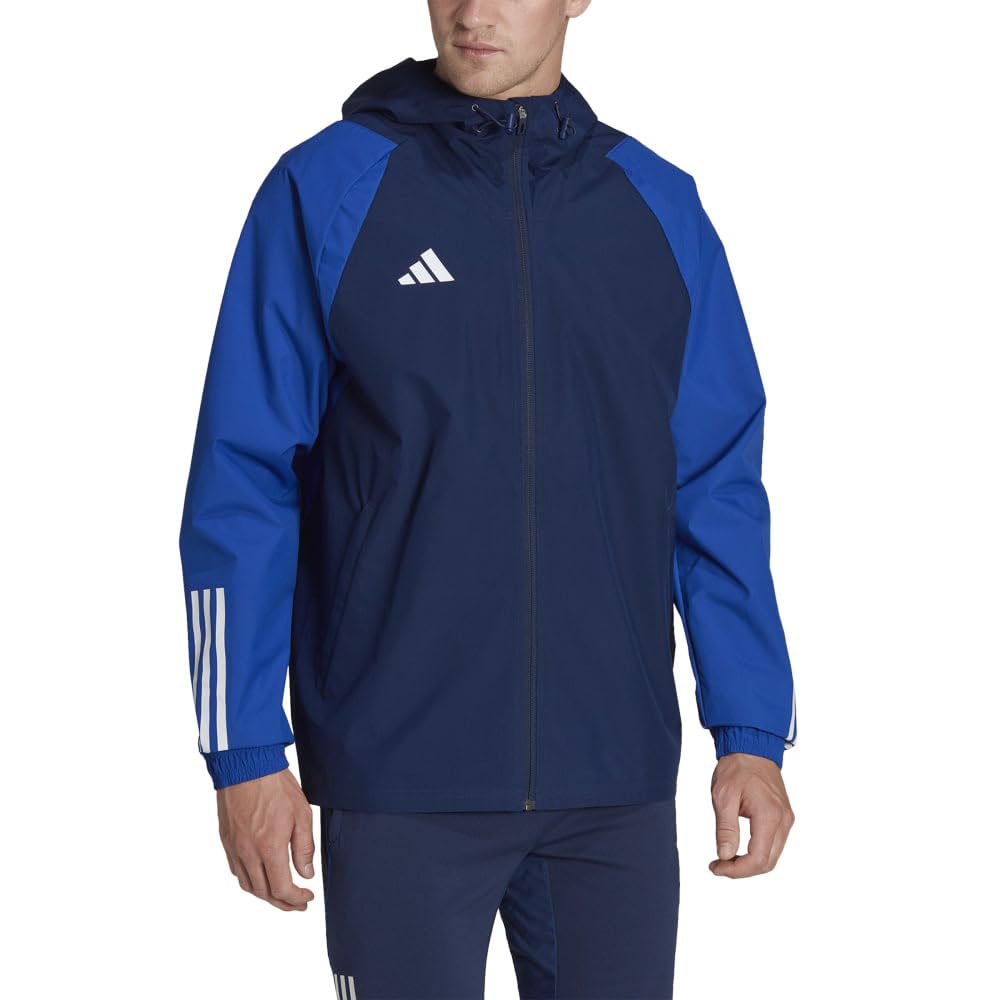 

Футбольная куртка Tiro 23 Competition All Weather Jacket DI376 Team Navy Blue L [Adidas] Мужская (HK7657)