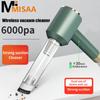 6000pa Vacuum Cleaner For Car Home Blowable Cordless 2 In 1 Handheld Auto Vacuums Wireless Charging Handheld Vacuum Cleaner