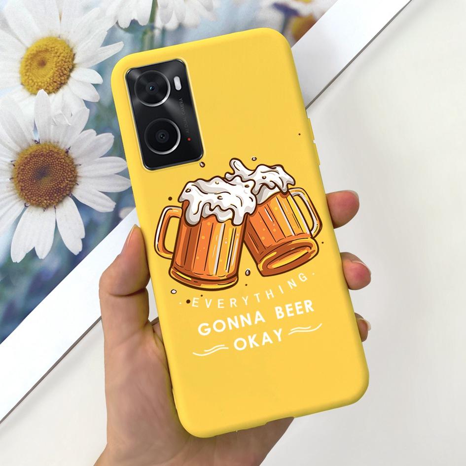 For OPPO A76 A96 4G Case CPH2333 CPH2375 Phone Case Fashion Flower TPU Soft Silicone Cover For OPPO A36 A 76 A 96 OPPOA76 Fundas