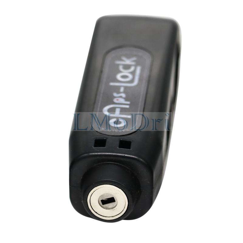 LMoDri Universal Motorcycle Handlebar Safety Lock Scooter Lock Brake Throttle Grip Anti Theft Protection Security