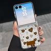 Candy Color Love Hearts Case For Samsung Galaxy Z Flip 8 7 FE 6 5 4 Flip7 Flip6 Flip8 Hinged Magnetic For Magsafe Hard Folding Phone Cover