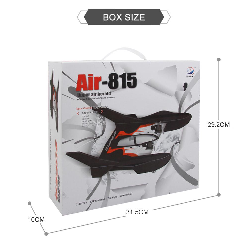 FX815 RC Plane Remote Control Airplane Ready To Fly 2.4Ghz 2 Channels EPP Foam Aircraft Model for