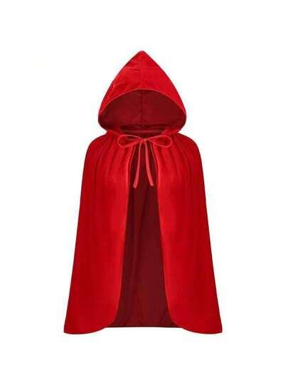 European and American animation peripheral costumes cosplay costumes Little Red Riding Hood hooded cape red cape lace edge