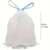 4-Gallon Thickened Drawstring Trash Bags, Portable for Home Kitchen/Dorm, Strong Household Garbage Bags RQSL-WM-0063-51