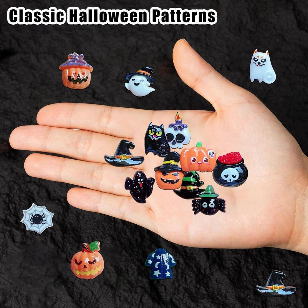 Halloween Countdown Calendar Collectible Figurines Scary Decor 24-day Advent Halloween Statues Resin Figurines For Shelf