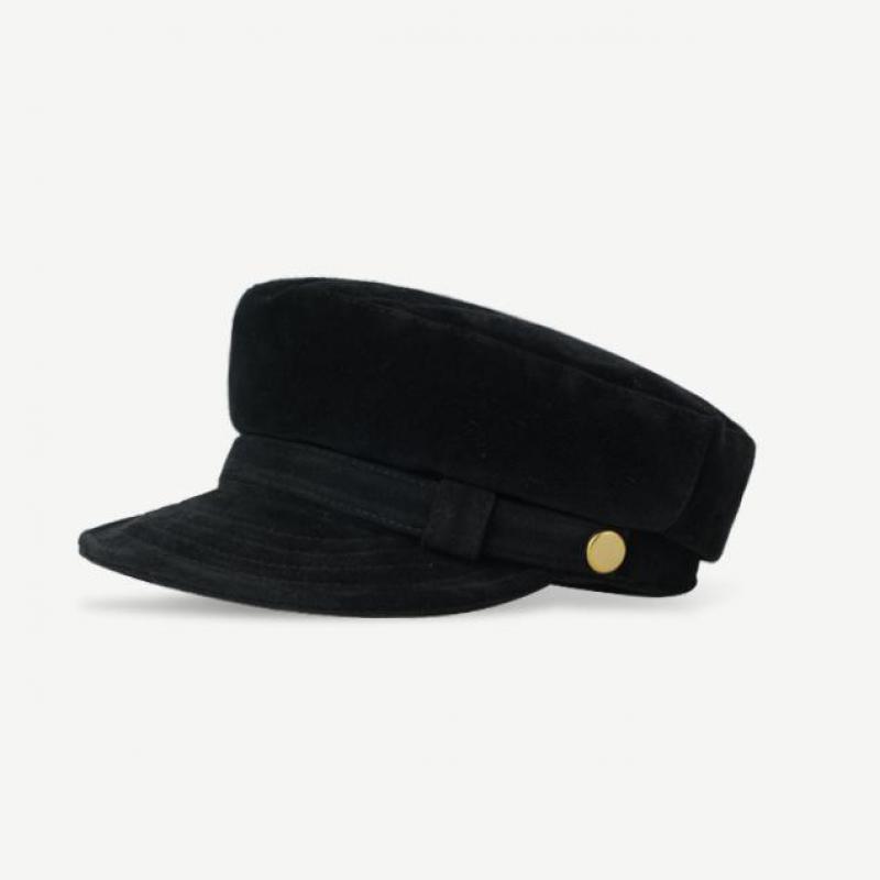 Autumn Winter Hats For Women Men Unisex Vintage Military Cap Suede Painter Hat Retro Simple Beret Female New Casual