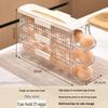 Refrigerator Egg Storage: Automatic Rolling Food-Grade Rack for Fresh-Keeping
